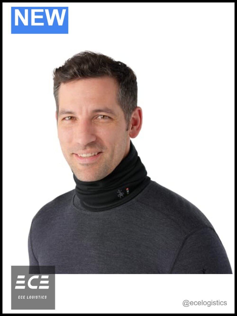 Merino Wool Thermal Long Neck Gaiter Breathable Warm Winter Cold Weather